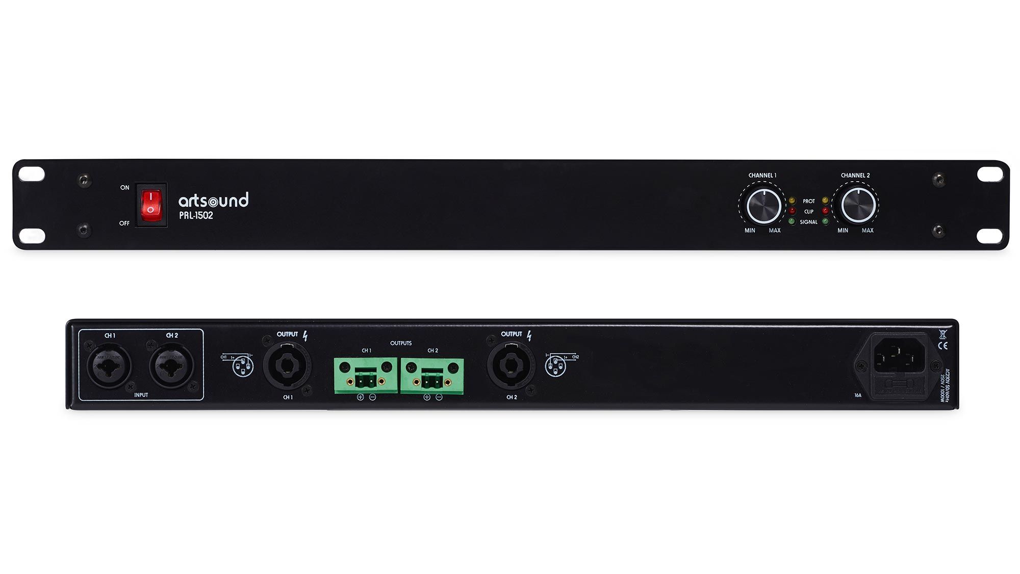 Artsound PRL-1502 2-Kanal PA-Verstärker