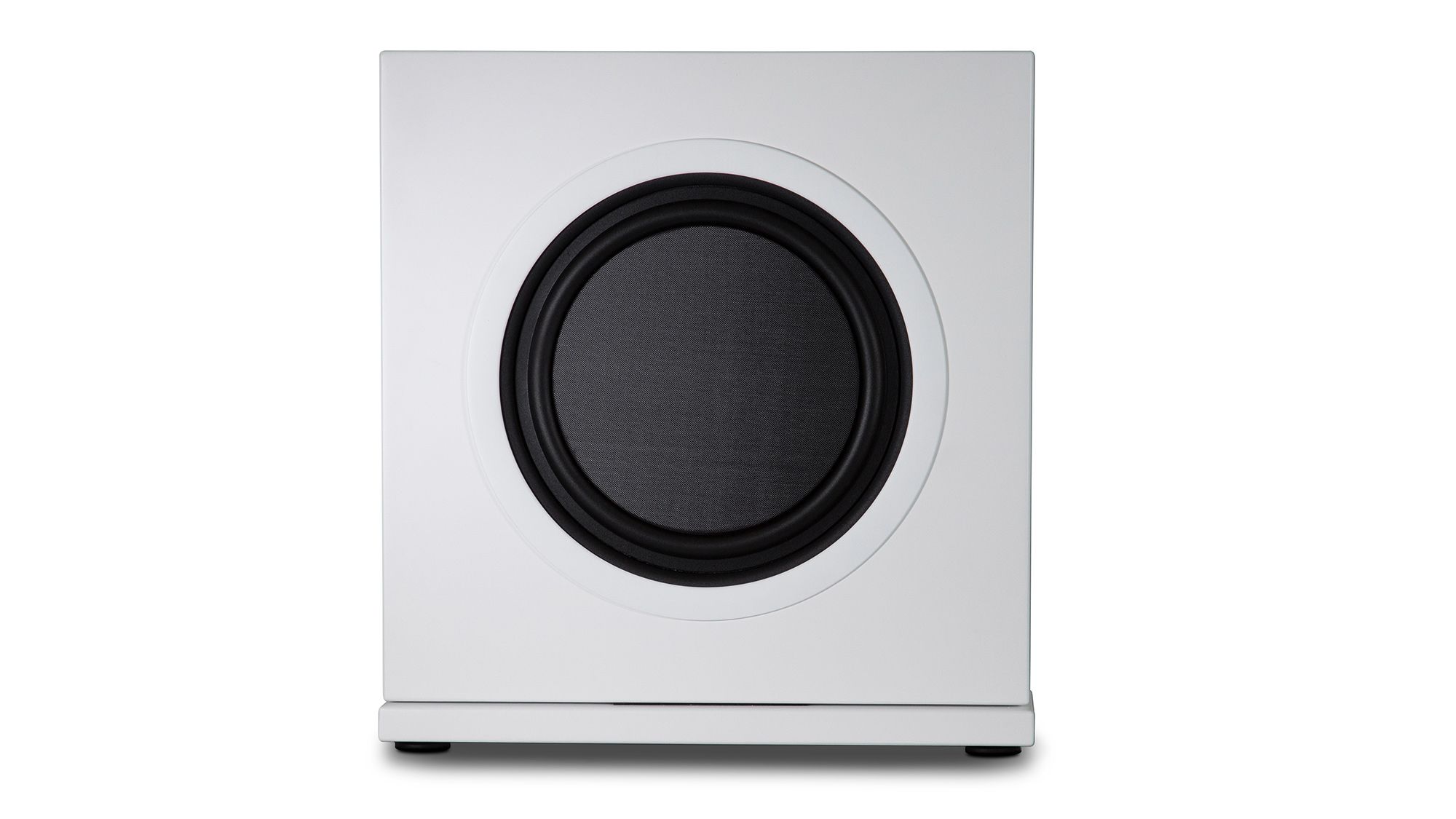 Frontansicht des PSB Speakers CS IR SUB in Weiß