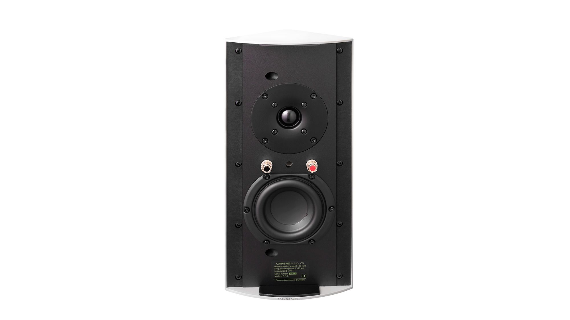 Cornered Audio C3 Weiß ohne Abdeckung