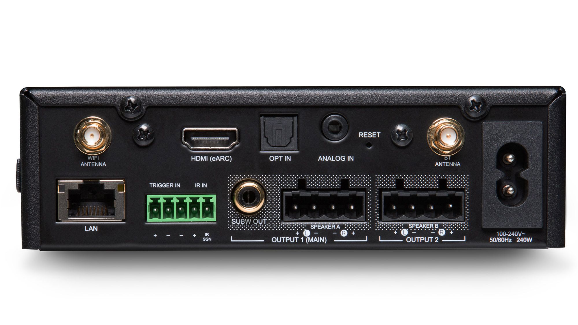 NAD CI SA 2-120 Streaming-Verstärker Rückseite