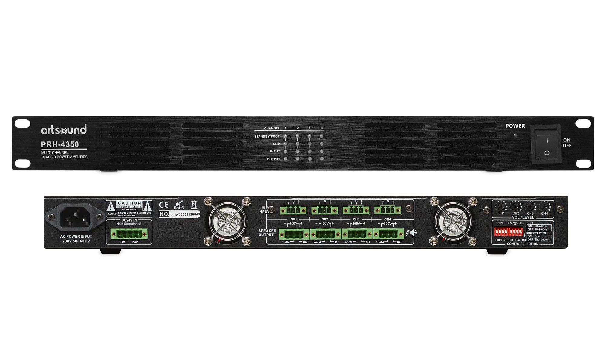 Artsound PRH-4350 Mehrkanalverstärker