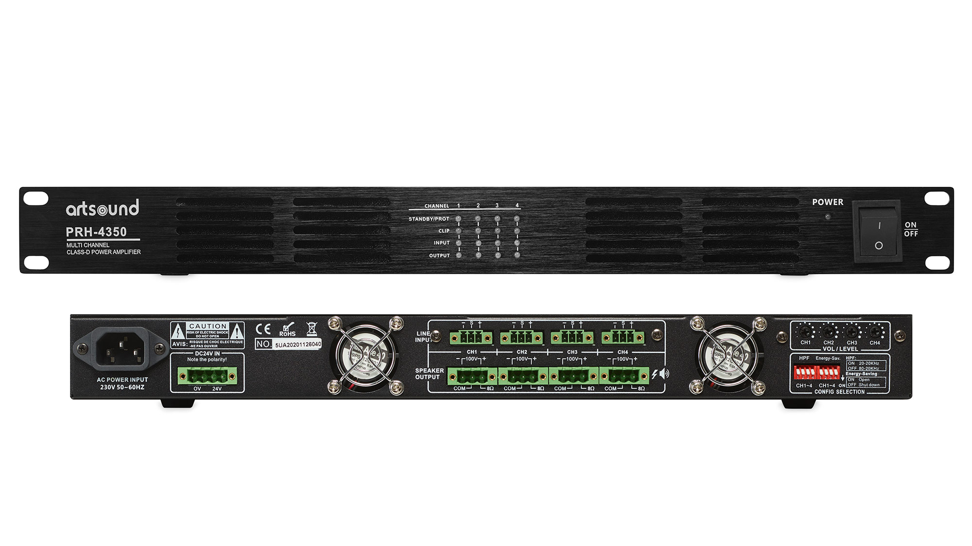 Artsound PRH-4350 Mehrkanalverstärker