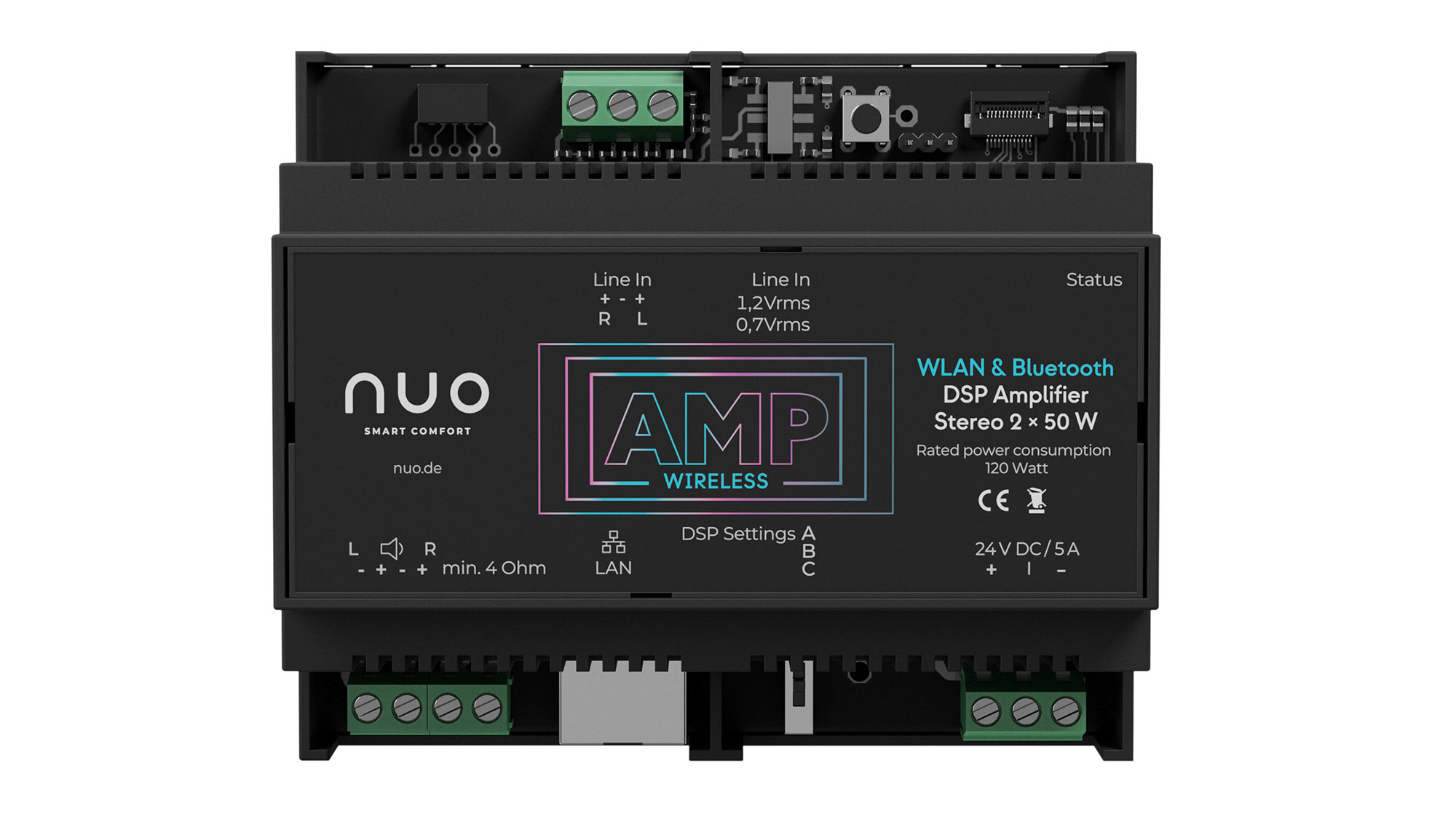 NUO AMP DSP Verstärker mit WLAN & Bluetooth