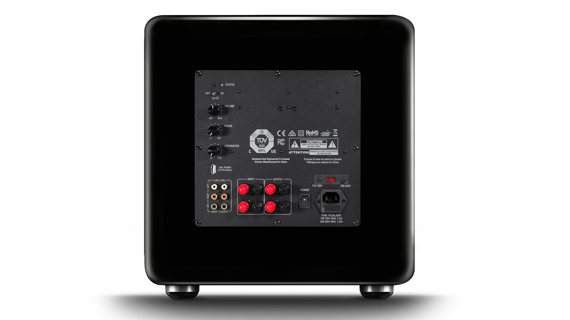 Rückseite des PSB Speakers Subseries 350